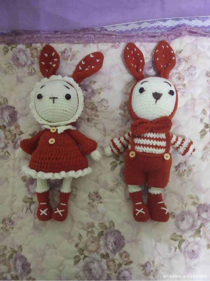 宝贝姥姥给宝贝的小兔子完成啦