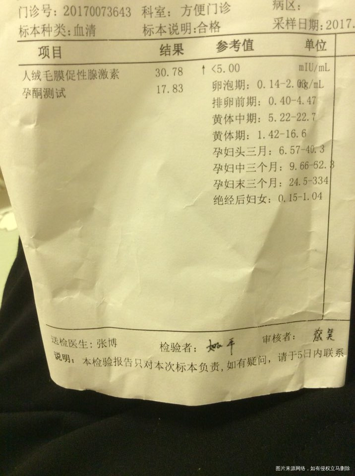 请医生看看这是怀孕了吗?