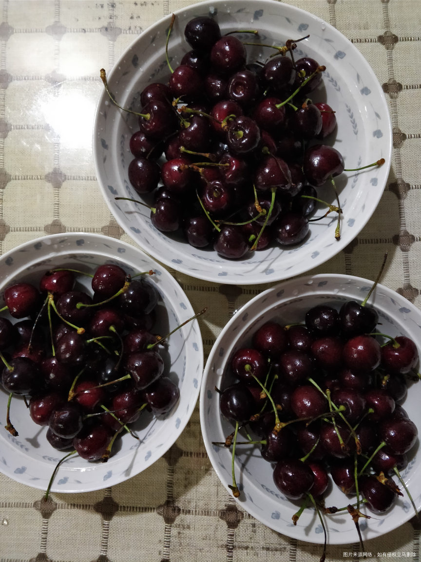 今天水果吃车厘子哈😄