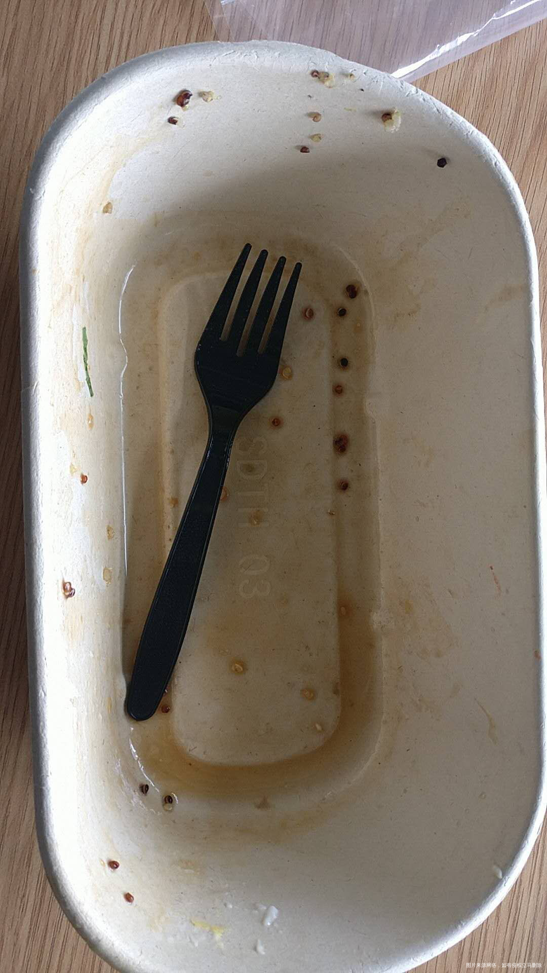 老公的午餐,吃的光光的,说没吃饱