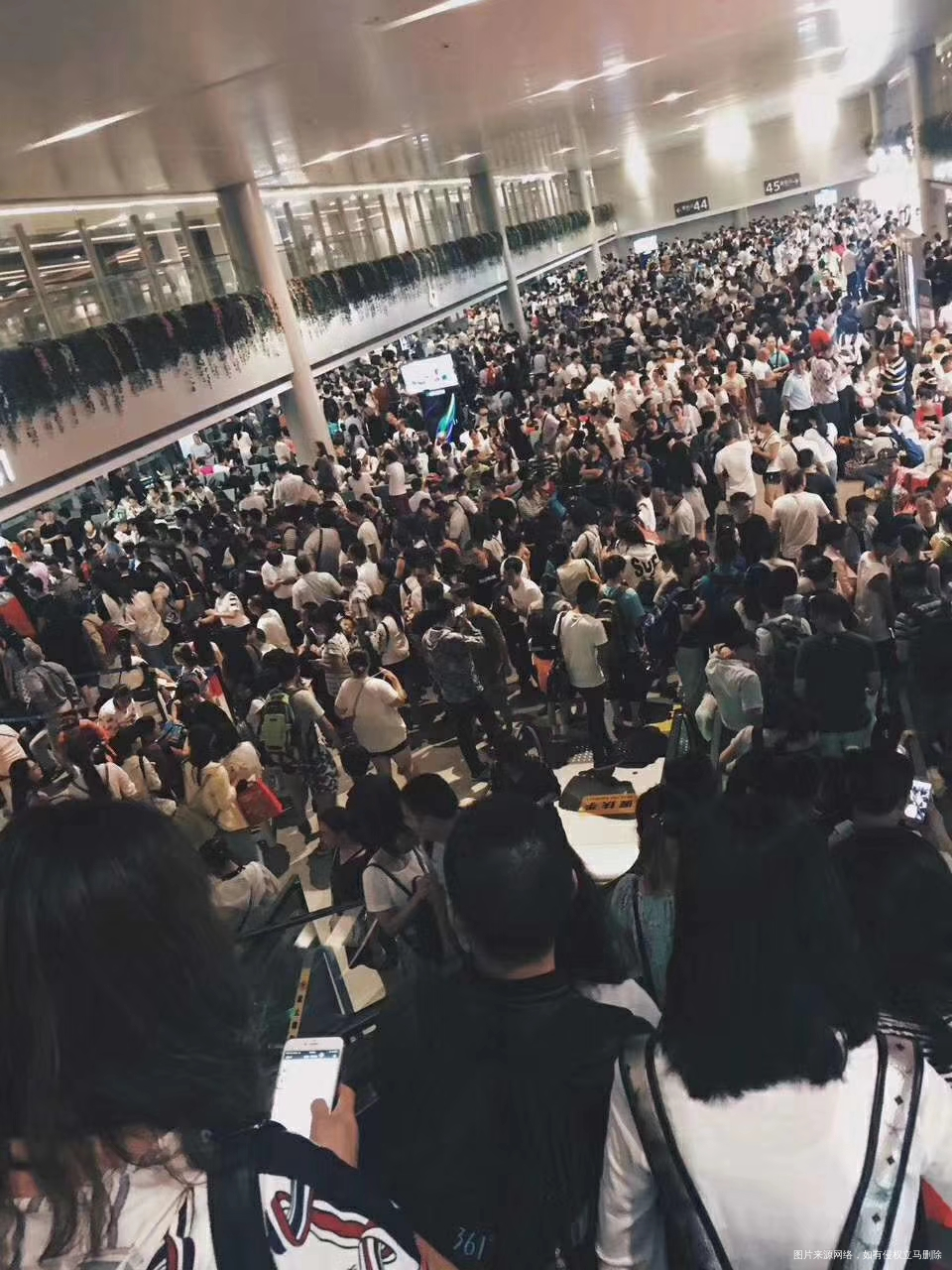 这个是机场同事发来的图片