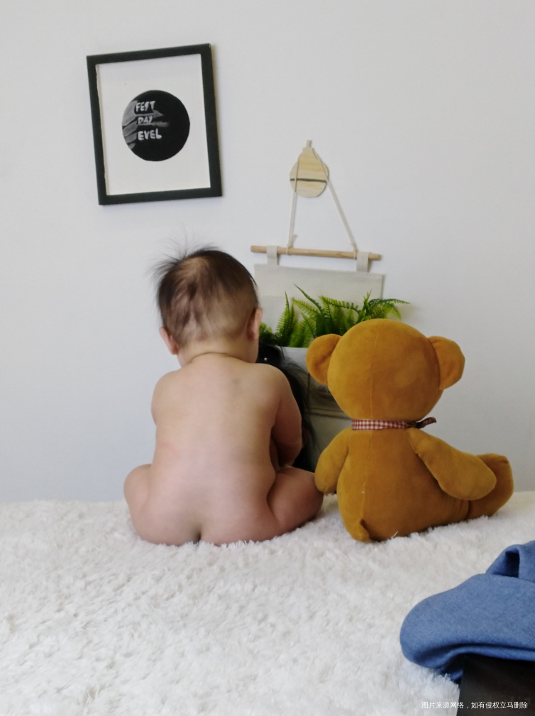 儿子今天拍照了,很乖乖啊