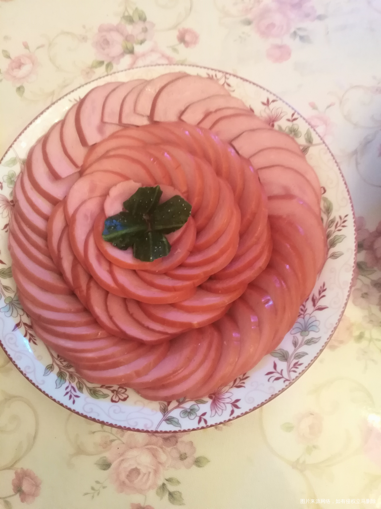 小年快乐,看看我摆的火腿