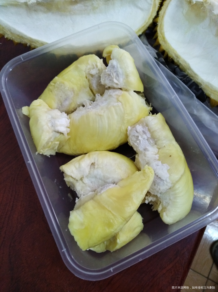 老公买这个榴莲真的好,软糯甜