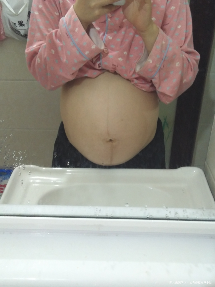 孕35+4。今天去了个产检