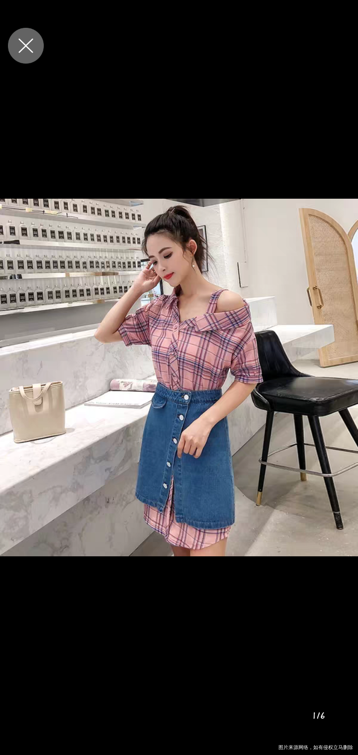 看上一套衣服 上衣穿上合适 裙子穿不下