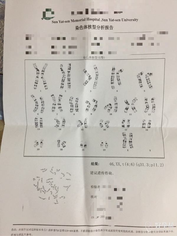 男方检查都正常女的检查染色体不正常还想问一下这个染色体异常是什么