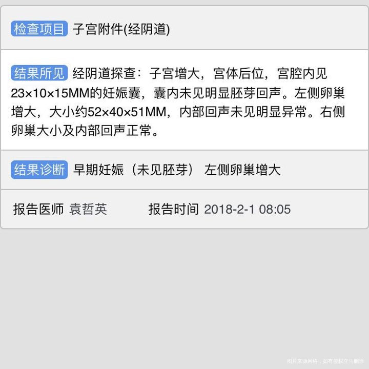 1月5号移的,第一张是2月1号阴超,第二张是2⃣️月8号阴超