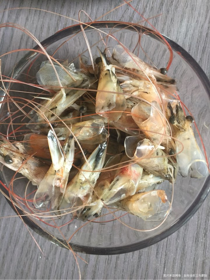 今天又准备做虾丸了的