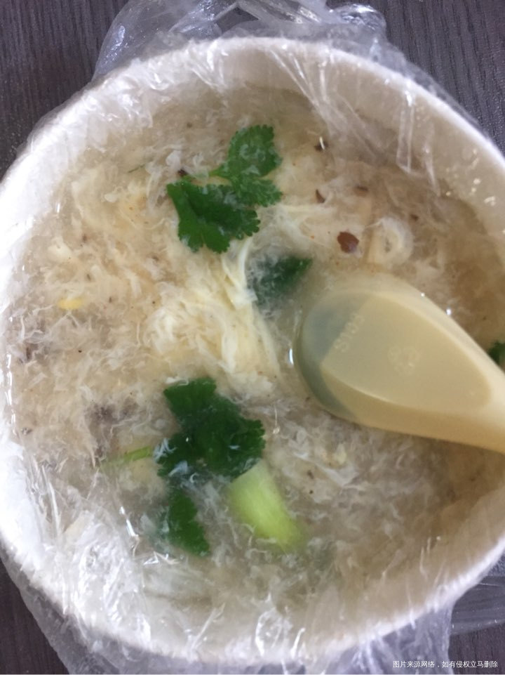 今天早上特别想喝大三元的鸡蛋汤