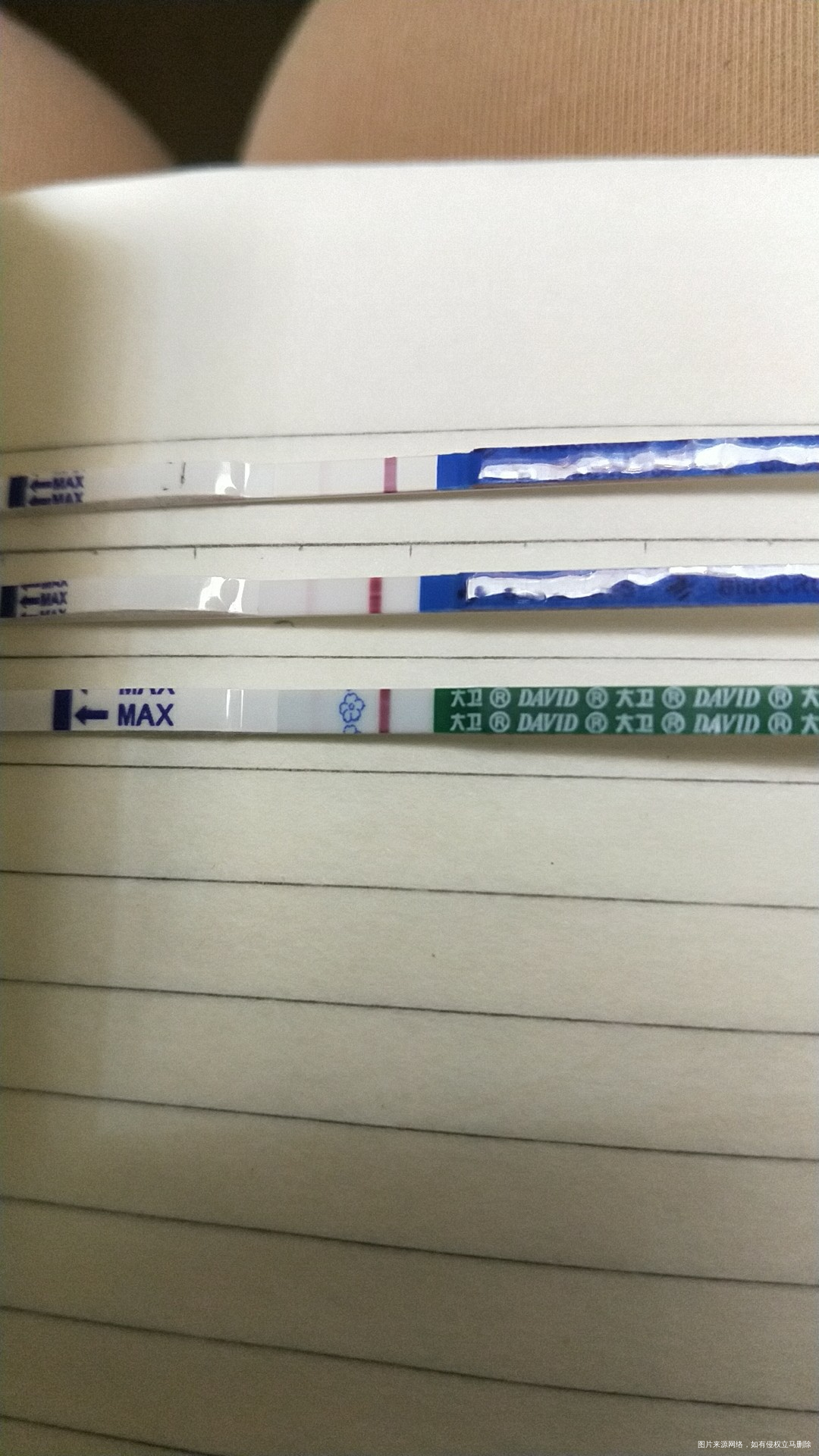 大卫的早早孕检验试笔准确吗?能提前几天试出来