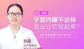 医生讲堂|刘超医生：子宫内膜不达标，怎么让它涨起来？