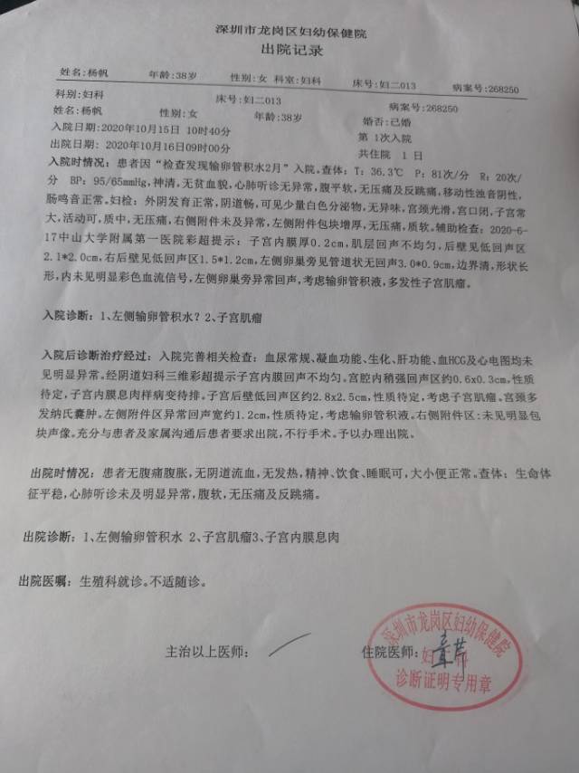 第一张图片6月7日在中山附一检查结果第二张图