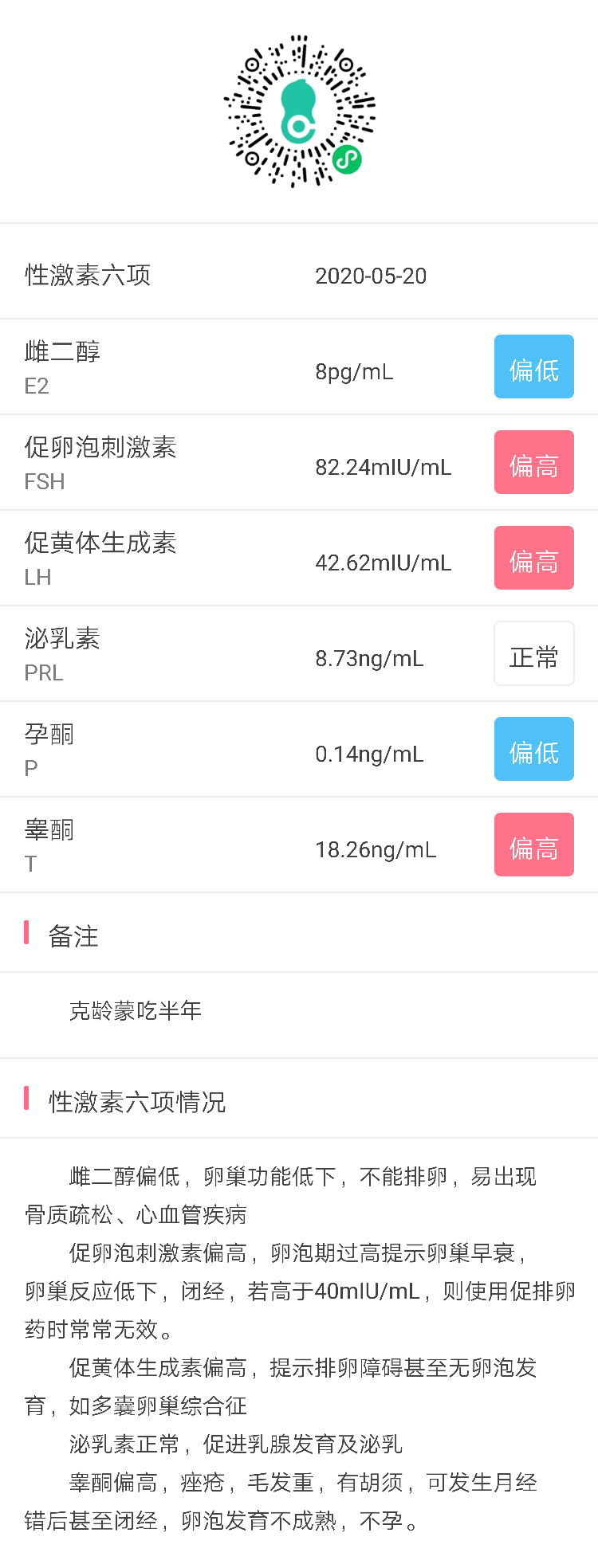 吃了半年的克龄蒙昨天才停药请问什么时候去复查