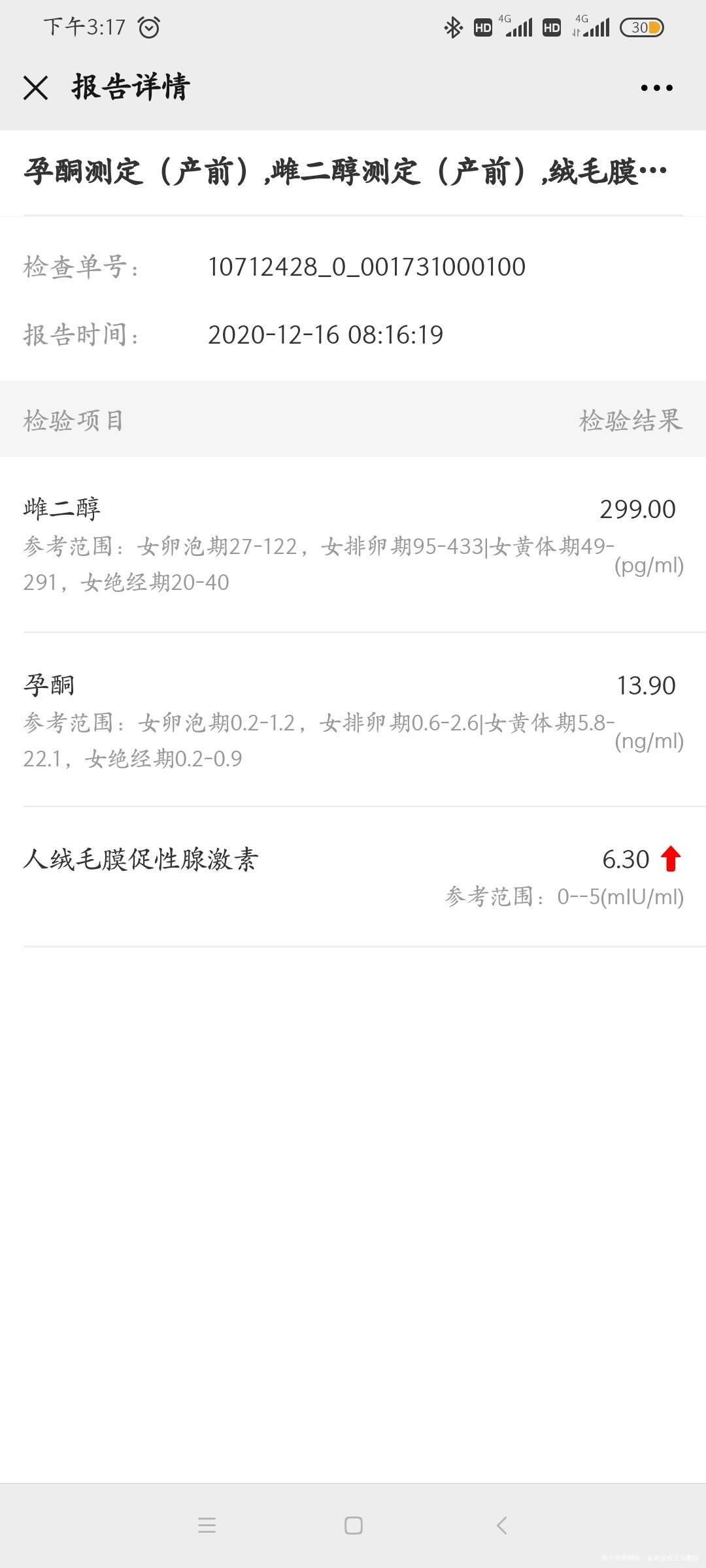 12月8号移植16号血值63有希望吗