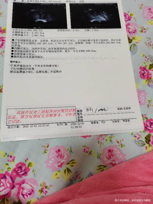 我11月10号移植两个囊胚11月20号hcg