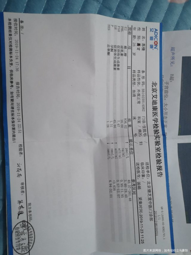 26岁有一个五周岁闺女月经一直正常突然两个月