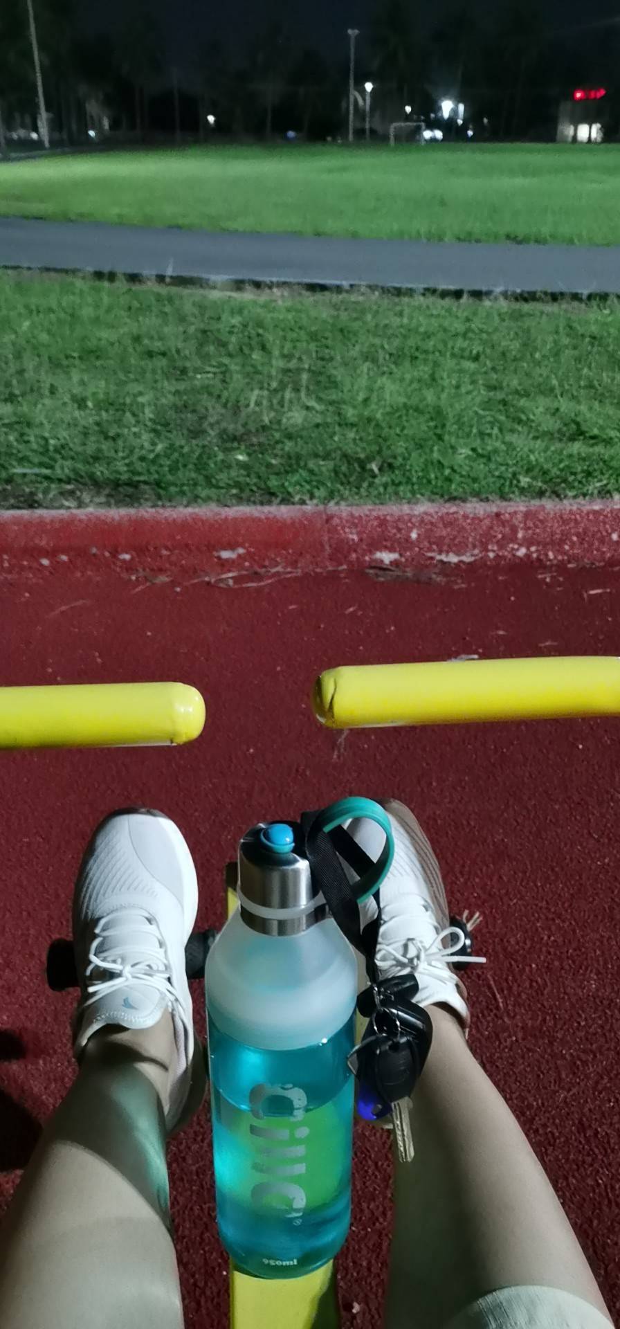 今天很开心,打卡,明天继续,特意换了一双运动