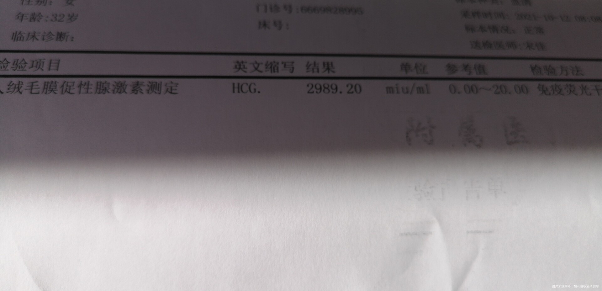 大夫我上午刚刚测的血值下午逛街回来发现内裤上
