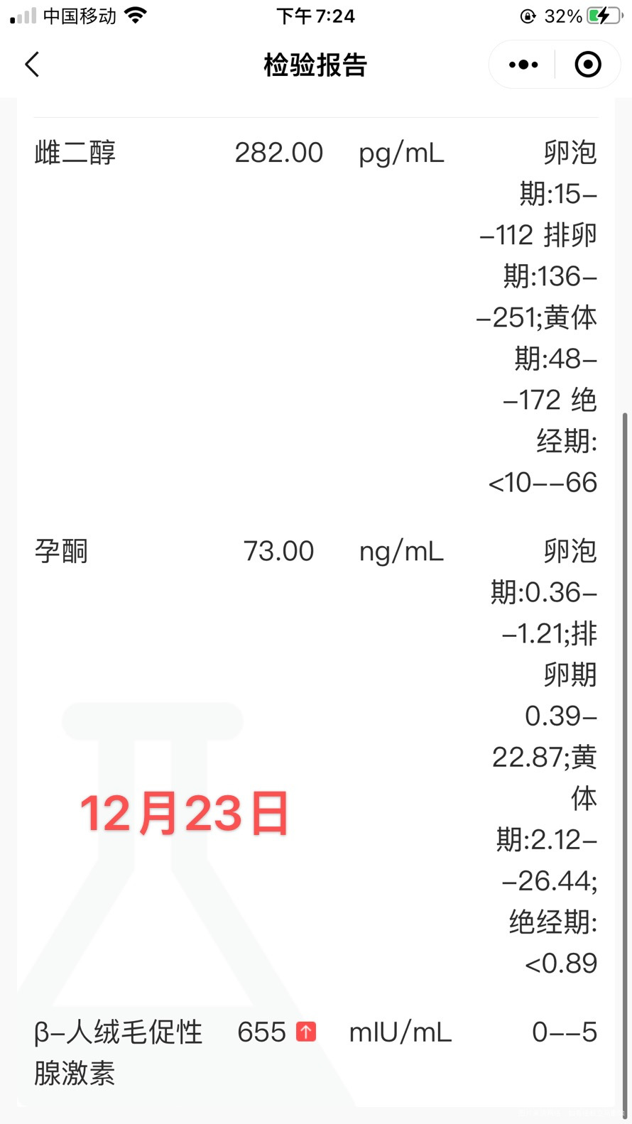 两个验血是在一家做的一个50元做的一个100