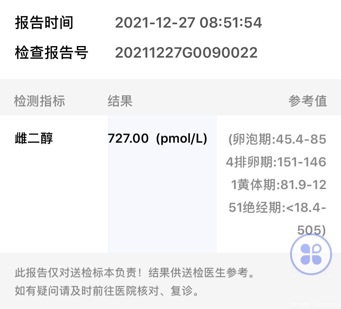 第九天和第十一天雌二醇高这么正常吗
