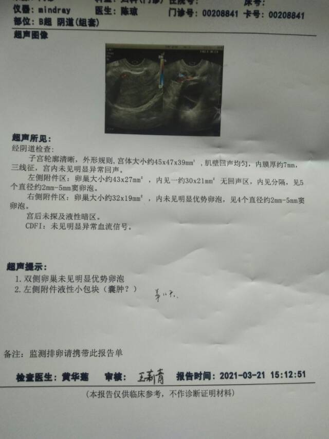 末次月经310今天测排卵有异常