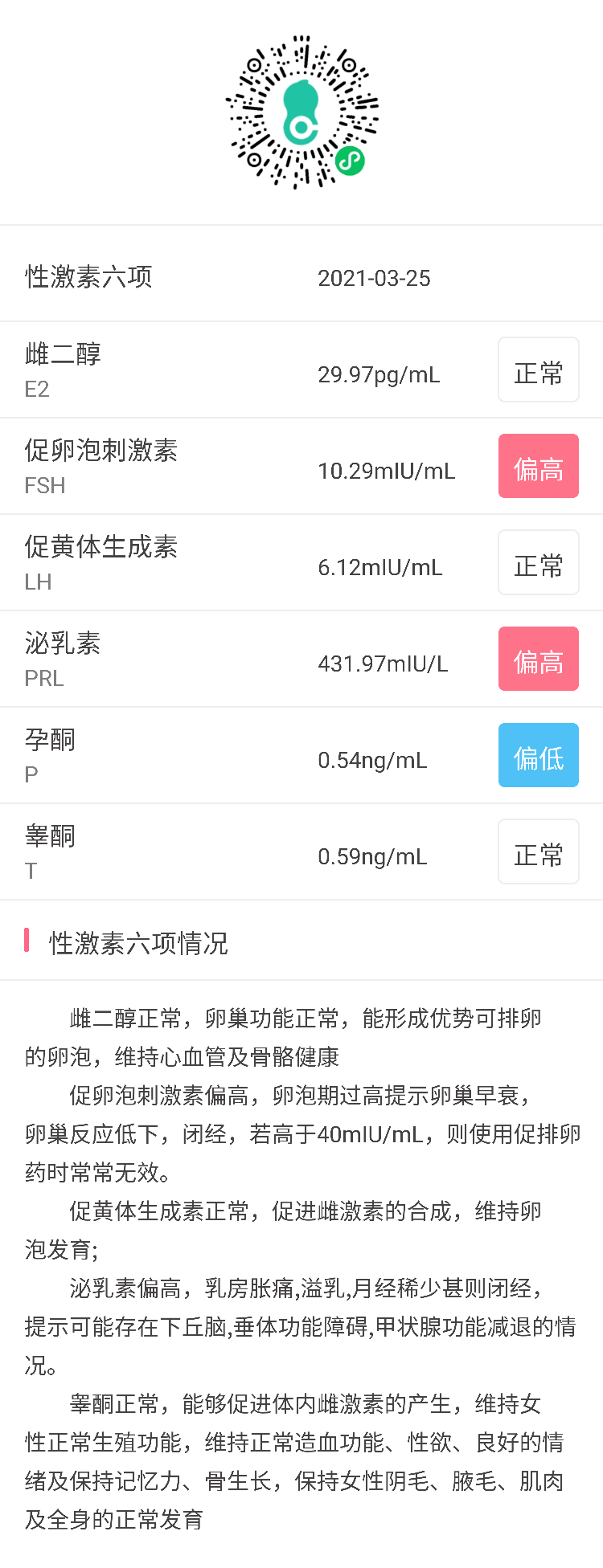 已经吃达英治疗4个月现在想怀孕这个激素六项怎