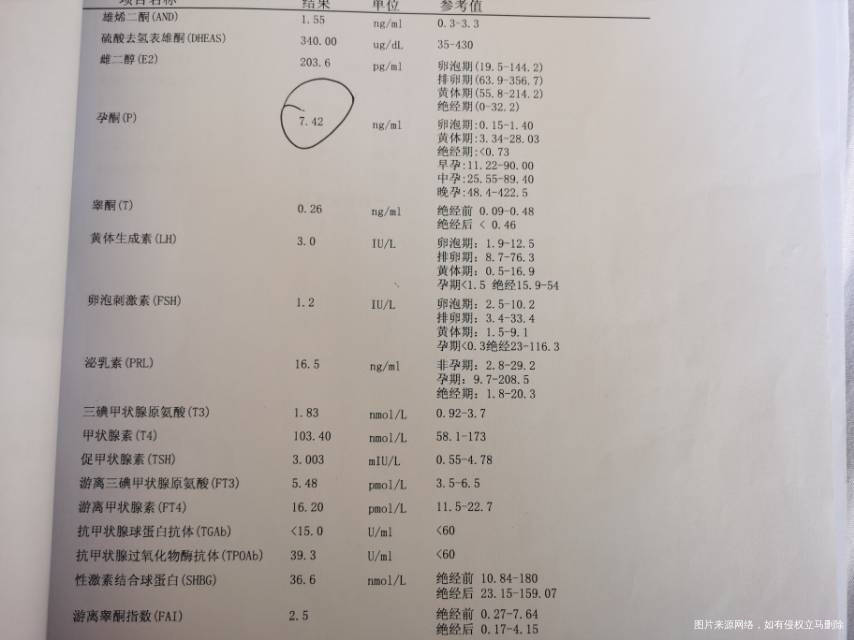 排卵后到月经前一直有褐色分泌物持续小半年都是