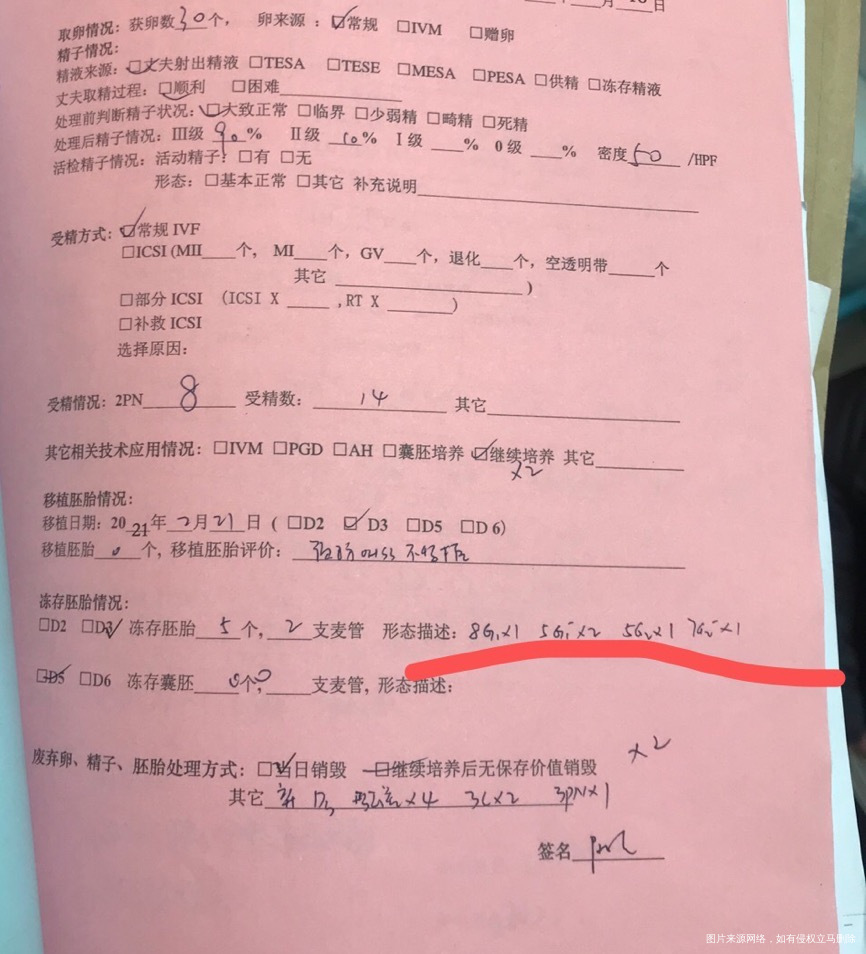大夫麻烦您帮我看一下我的冻胚级别