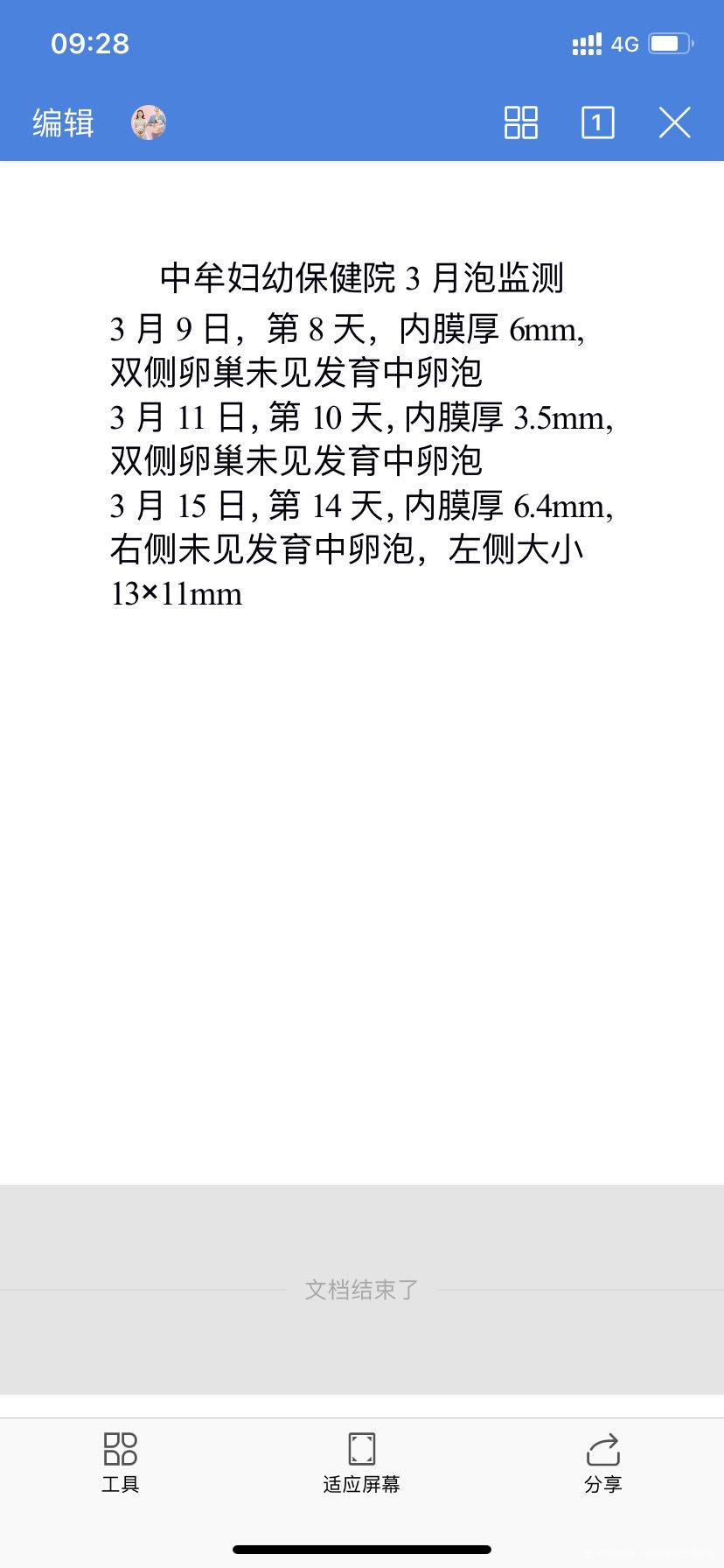 这种卵泡发育和内膜生长速度正常吗