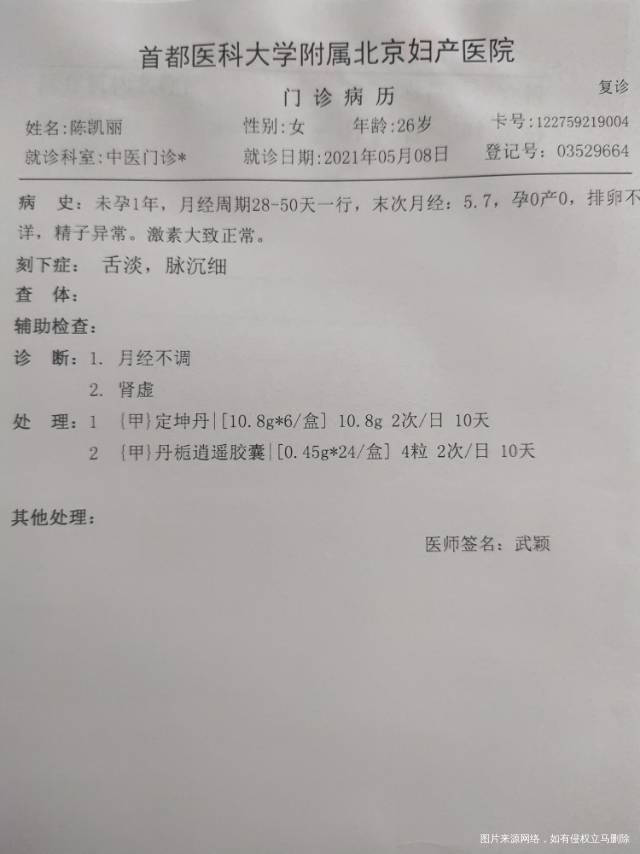 卵泡长不大月经周期长近三个月都是4850天之