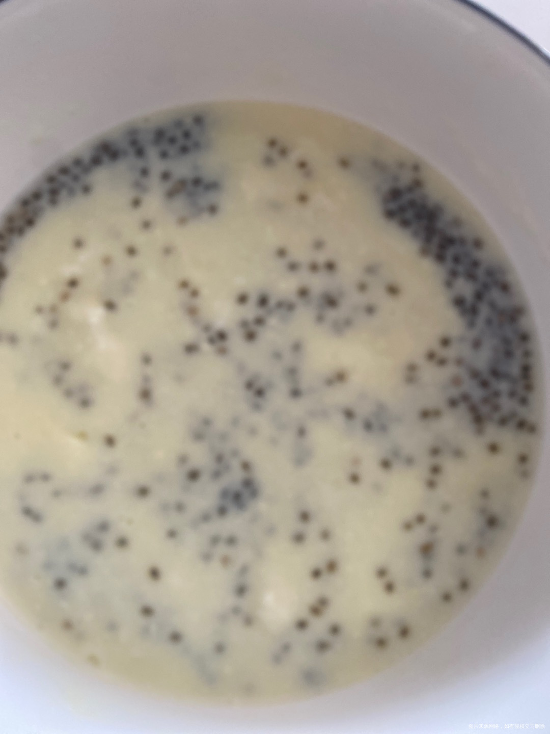 奇亚籽蒸蛋,一大碗,哈哈