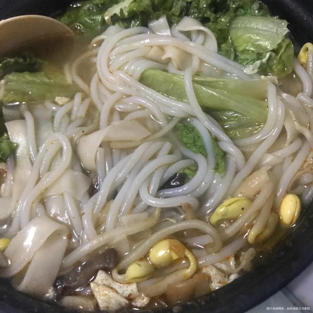 今天吃个粉吧 嘻嘻 今天去了医院做了彩超 那