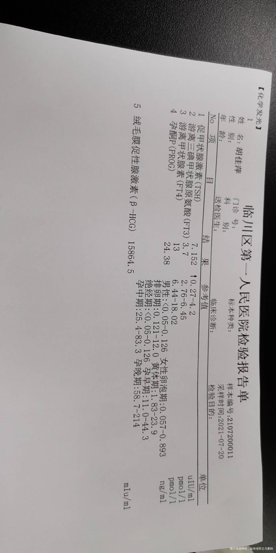 试管移植24天检查到有甲减请问这个数值需要吃