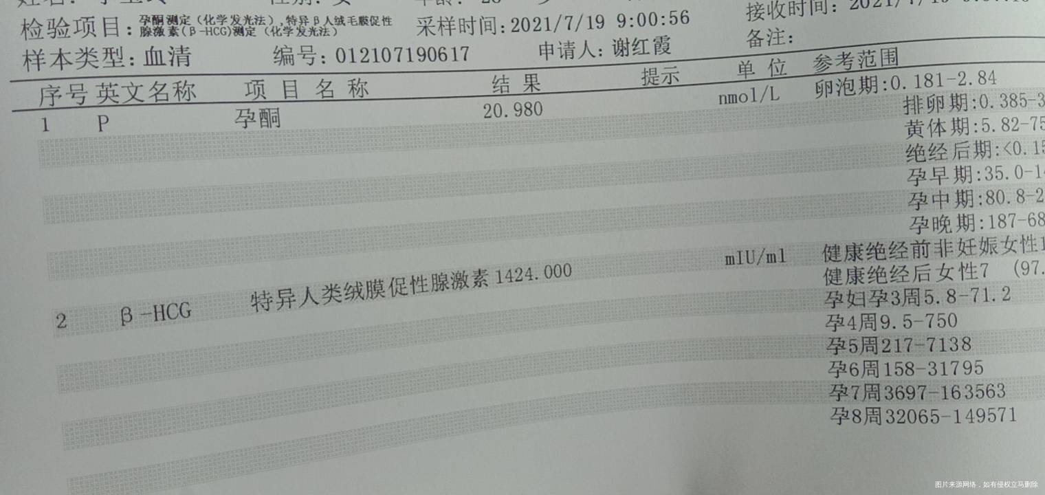 上个月61来月经77测没有怀孕79测出怀孕抽