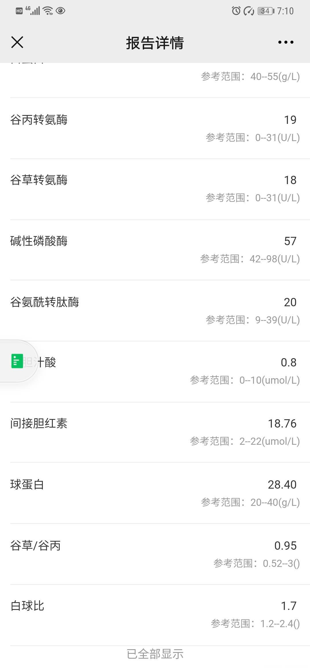 用肝素后检查肝功如下图红色箭头是表示爆肝了吗
