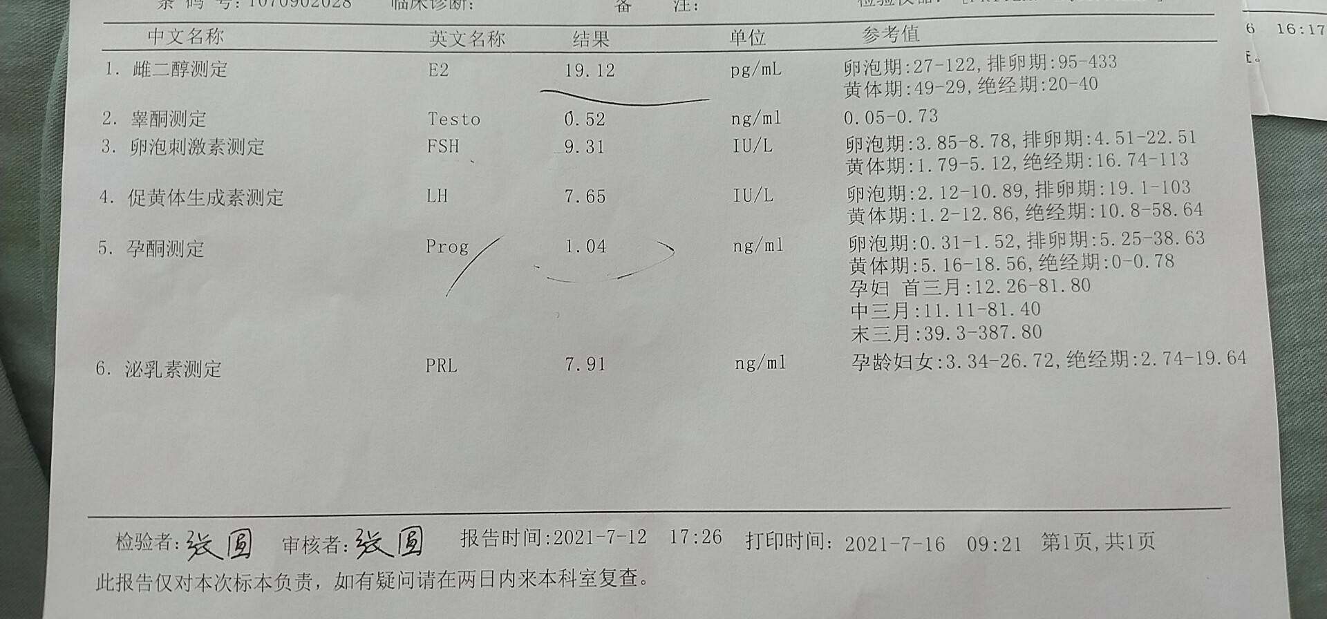 医生好本人女34岁今年4月开始备孕当月16日