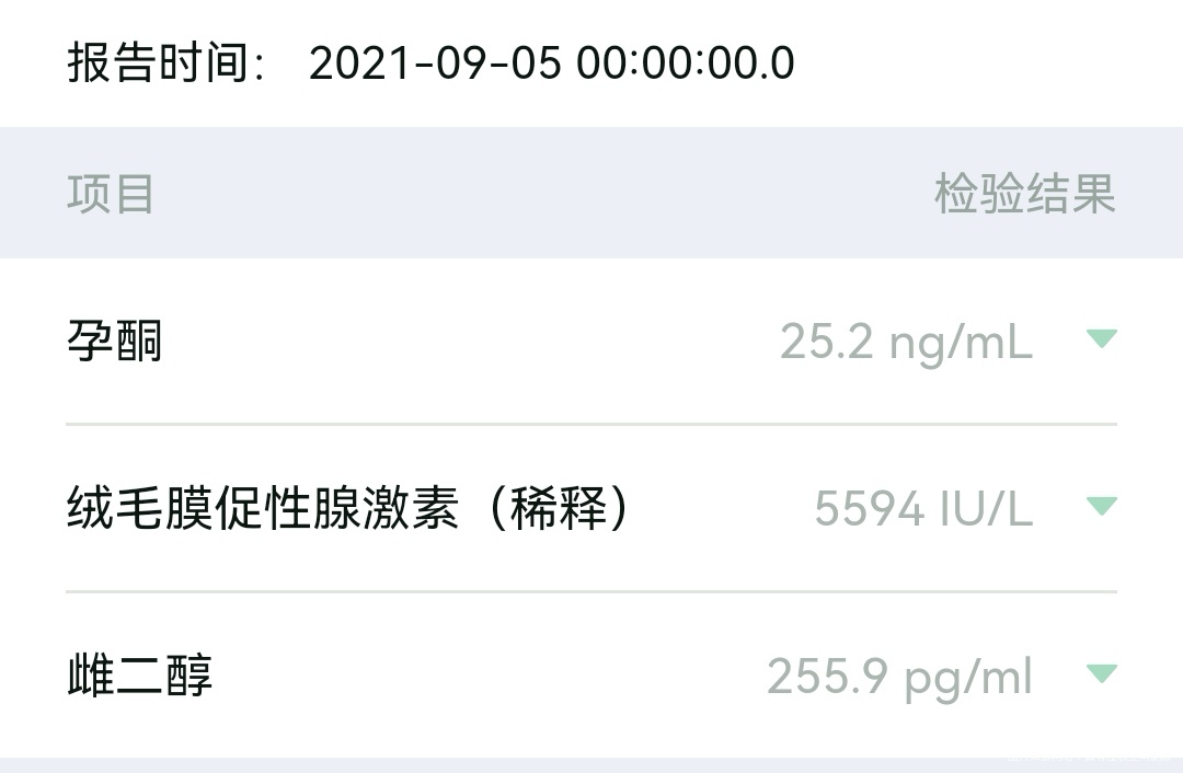 末次月经730以下为最近两次阴超和最近三次h