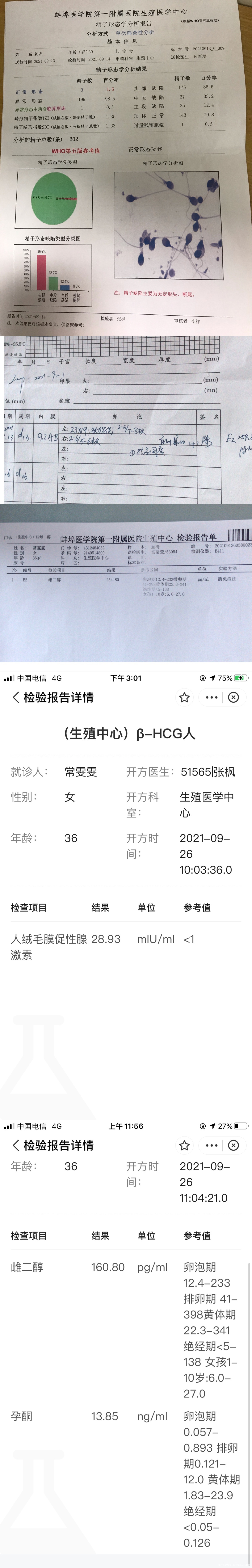 9月1日来月经两天结束13号强阳测的卵泡19