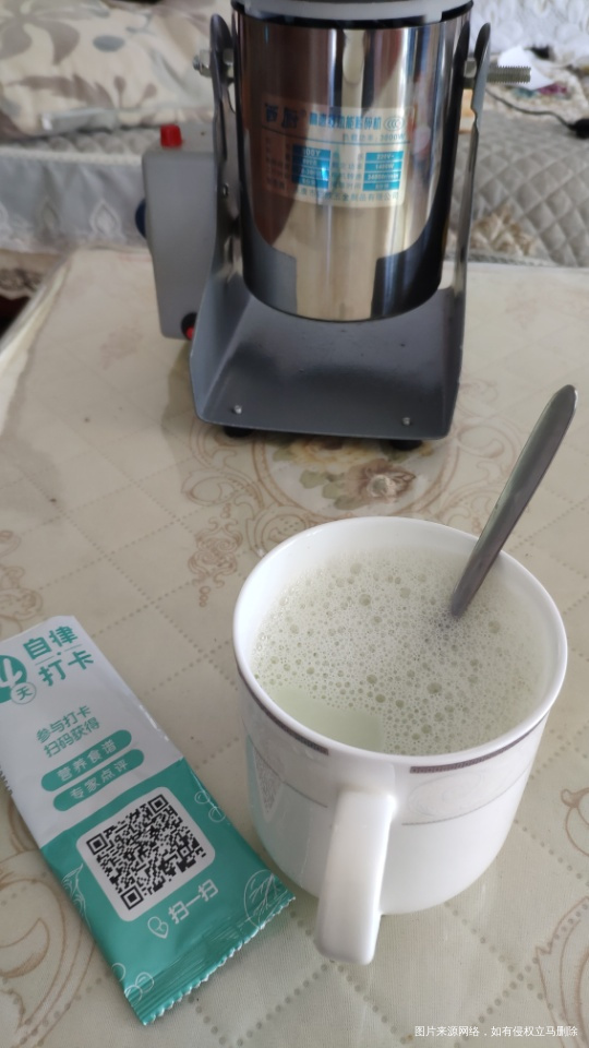 继续喝黑豆浆买了鹿胎原本觉得自己买鹿胎加功要