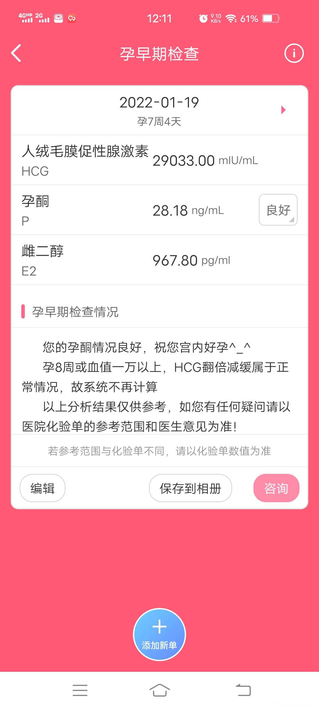 多囊怀孕出血住院保胎中明天打40毫升黄体酮和