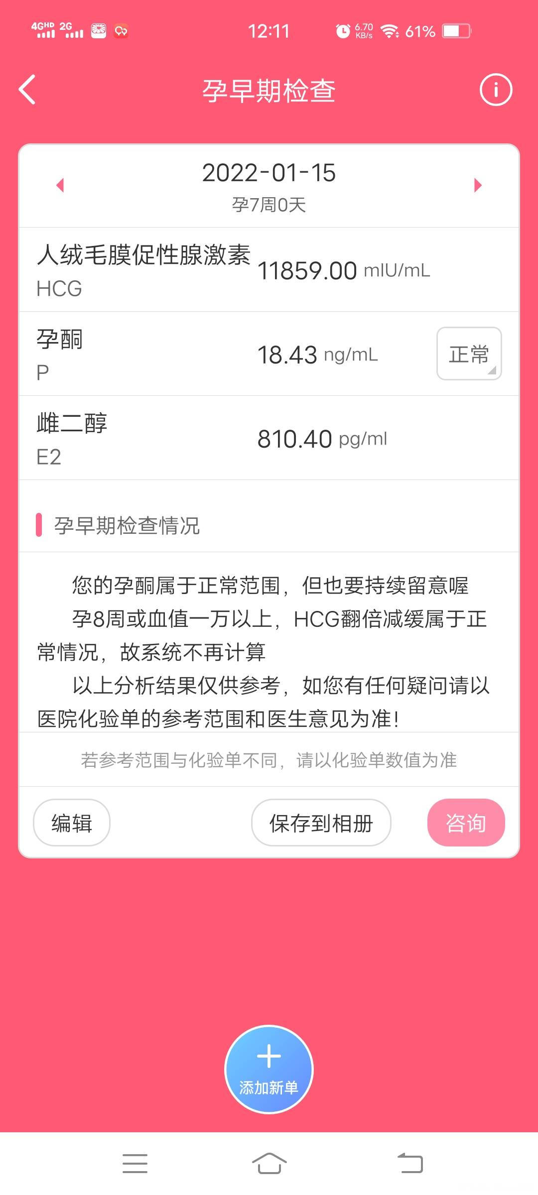 多囊怀孕出血住院保胎中明天打40毫升黄体酮和