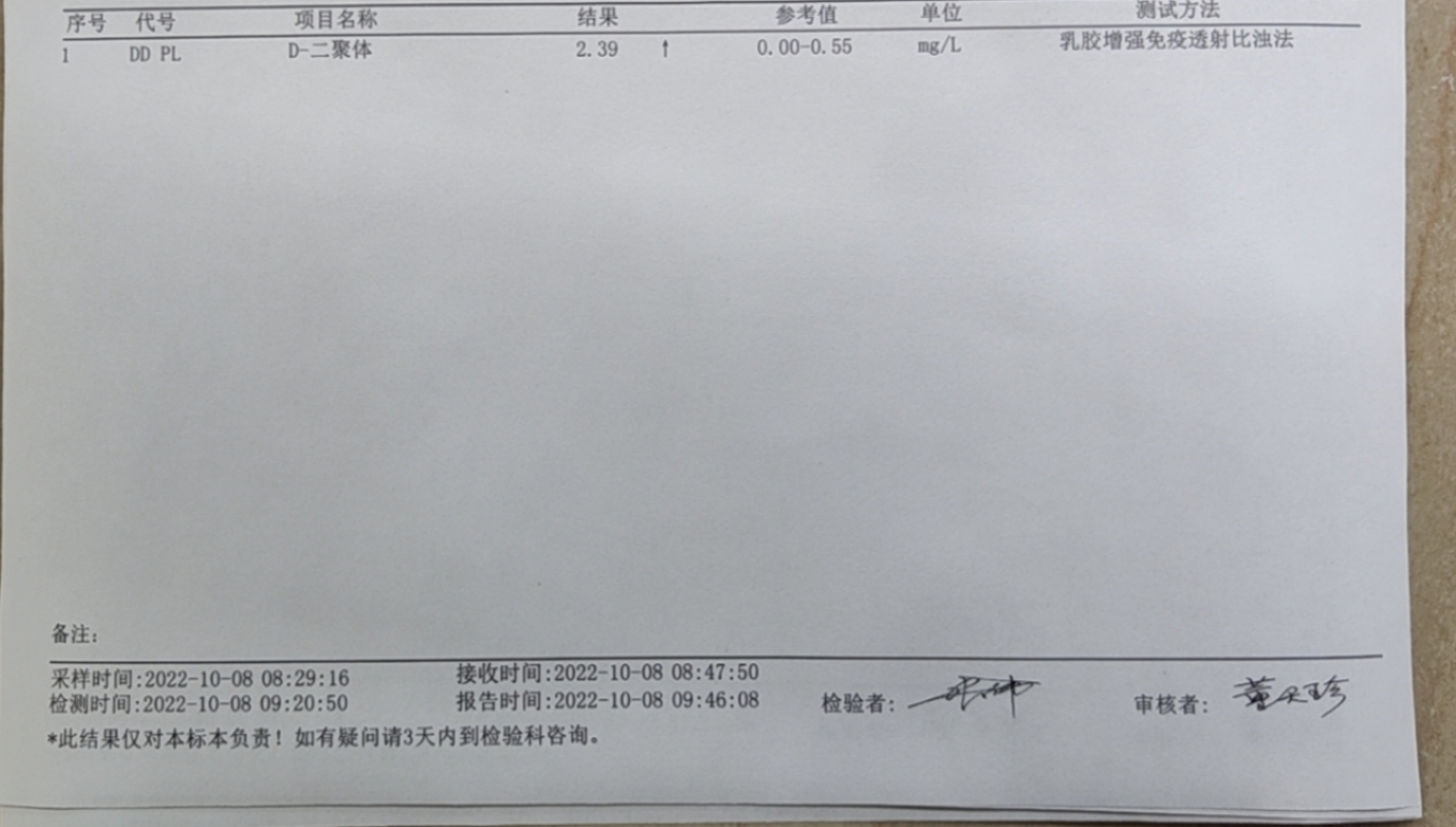 主任您好我现在是孕晚期d二聚体高是什么意思呢
