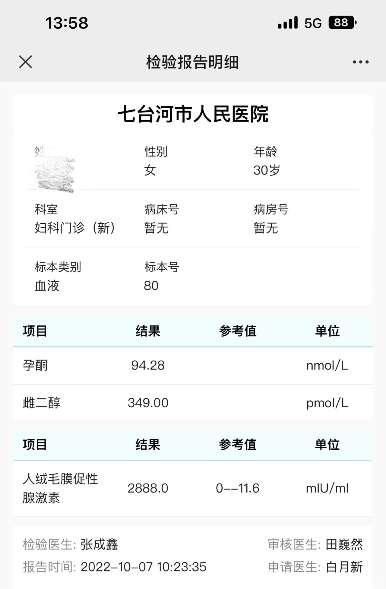试管移植第17天孕三项如图大夫说雌二醇低请问