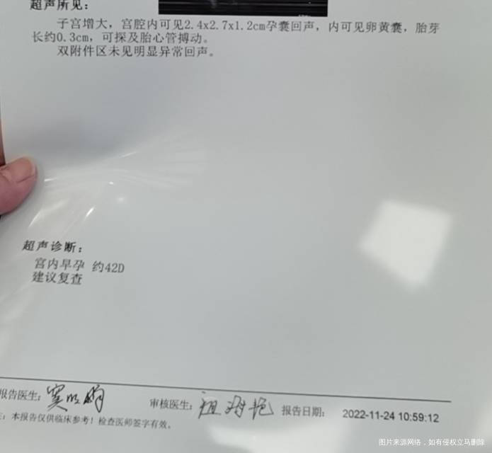 24号查有胎芽胎心29号去复查胎芽只涨了01