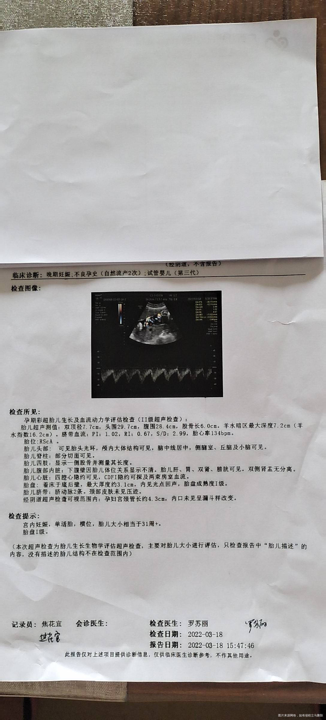 请医生看看怀孕31周