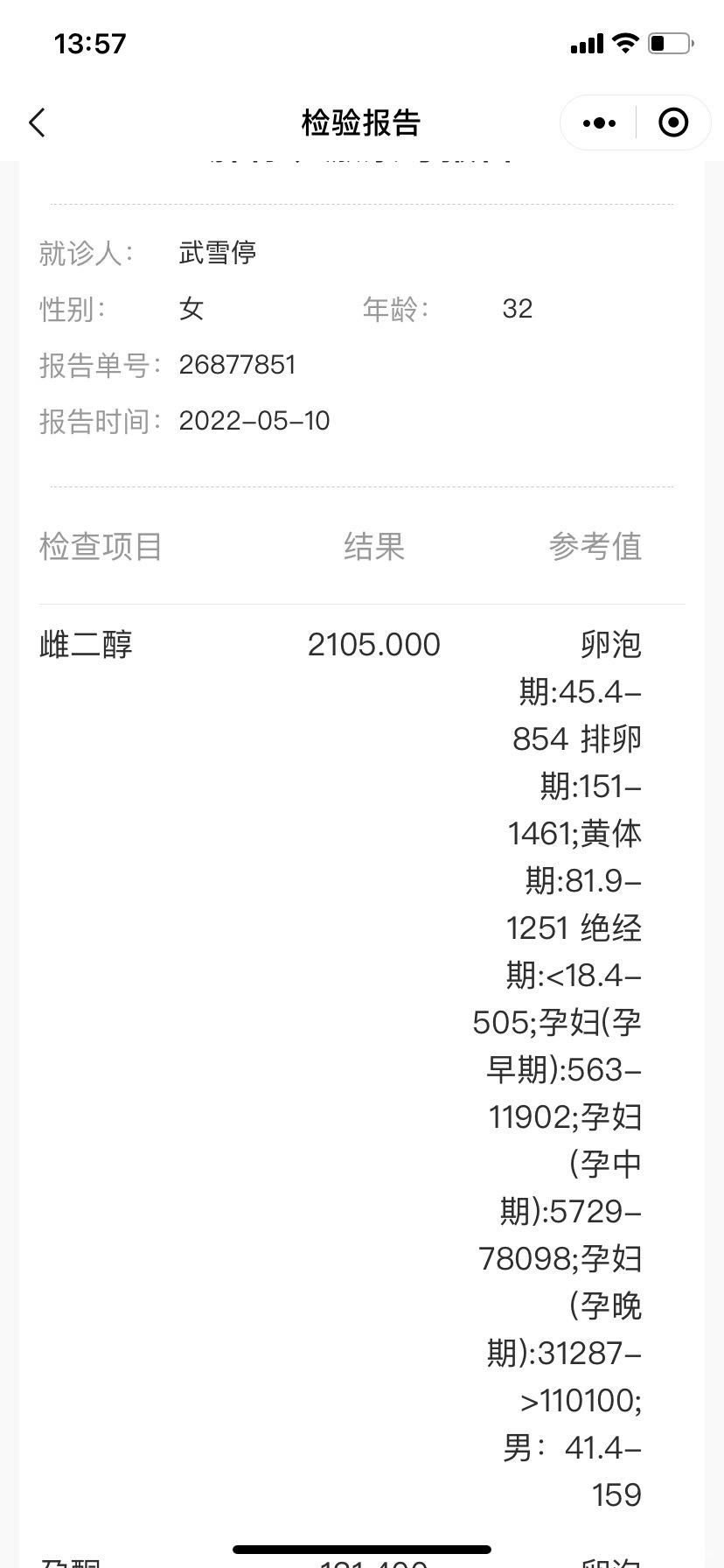 今天移植16天:hcg1061孕酮1314雌