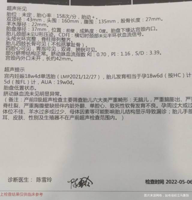 你好医生能帮忙看下b超胎儿是否正常羊水会不会