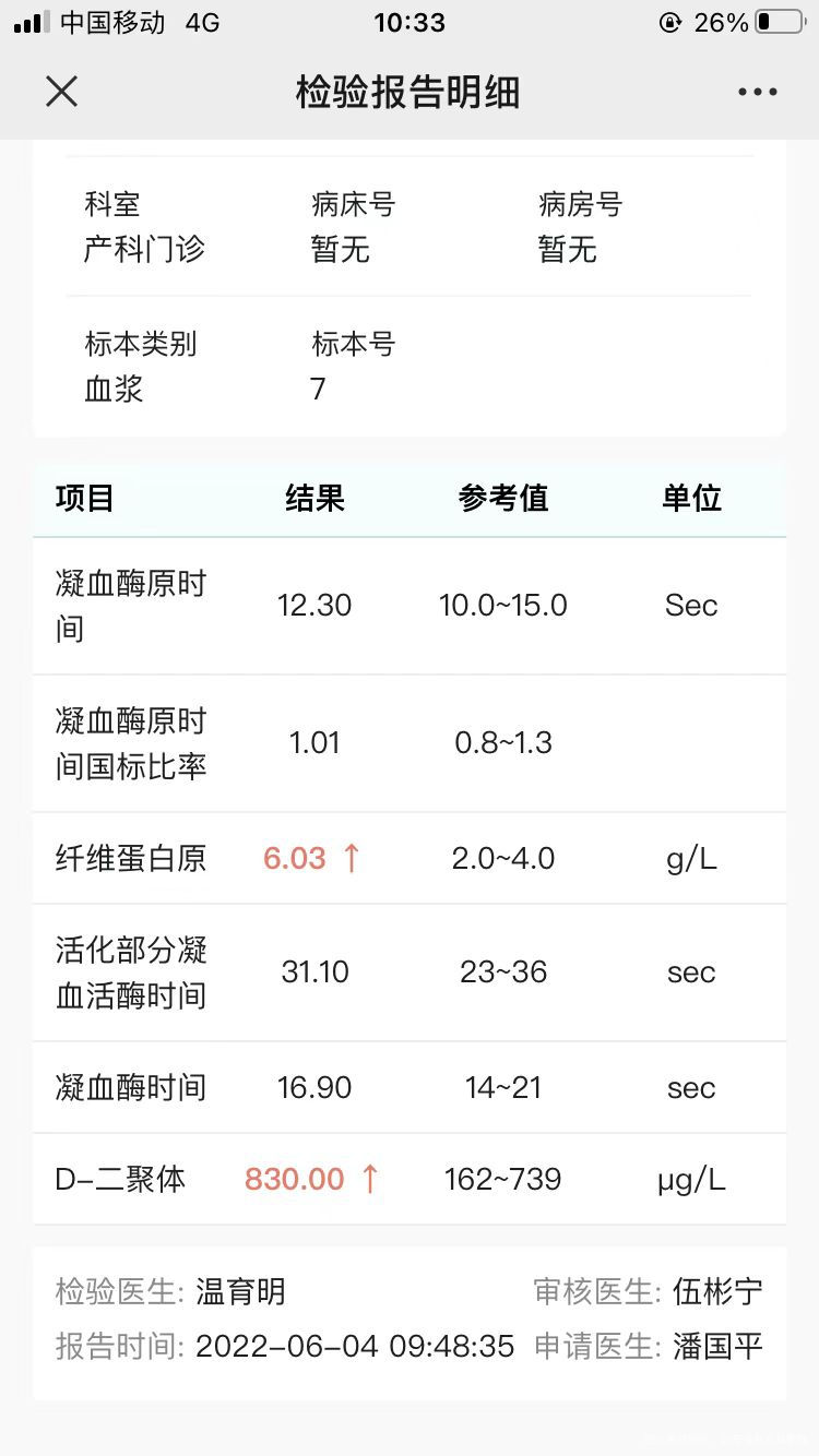 医生好我老婆现在怀孕34周在医院产检查血脂血