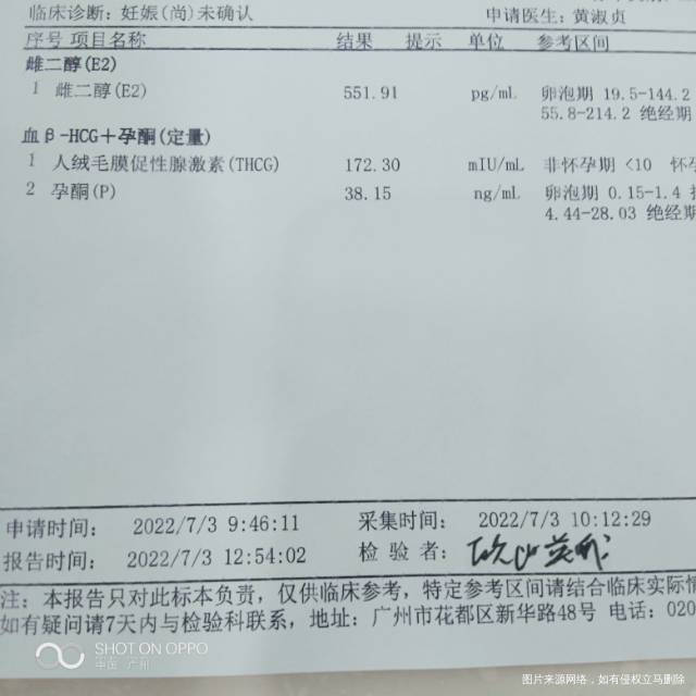 停经35天hcg低吗